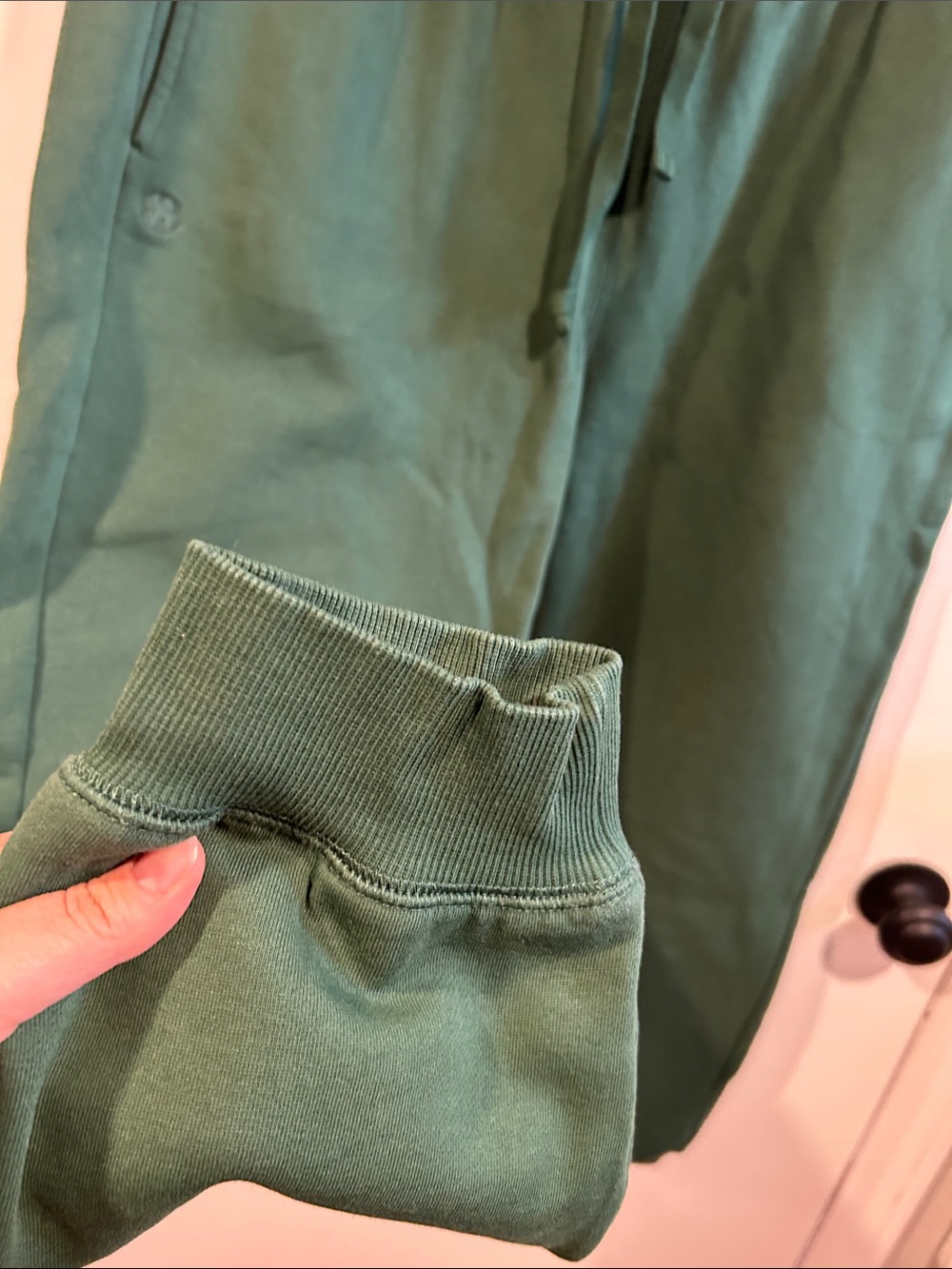 Lucky Brand Forest Green Women's Jogger Pants - Picture 4 of 5